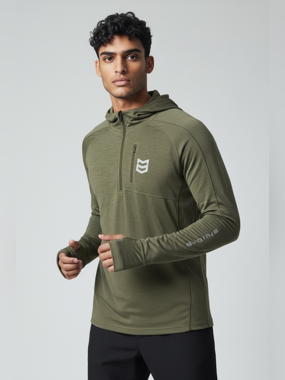 MTN Ops BATTLEGROUND MERINO HOODIE 260G Large Loren Green